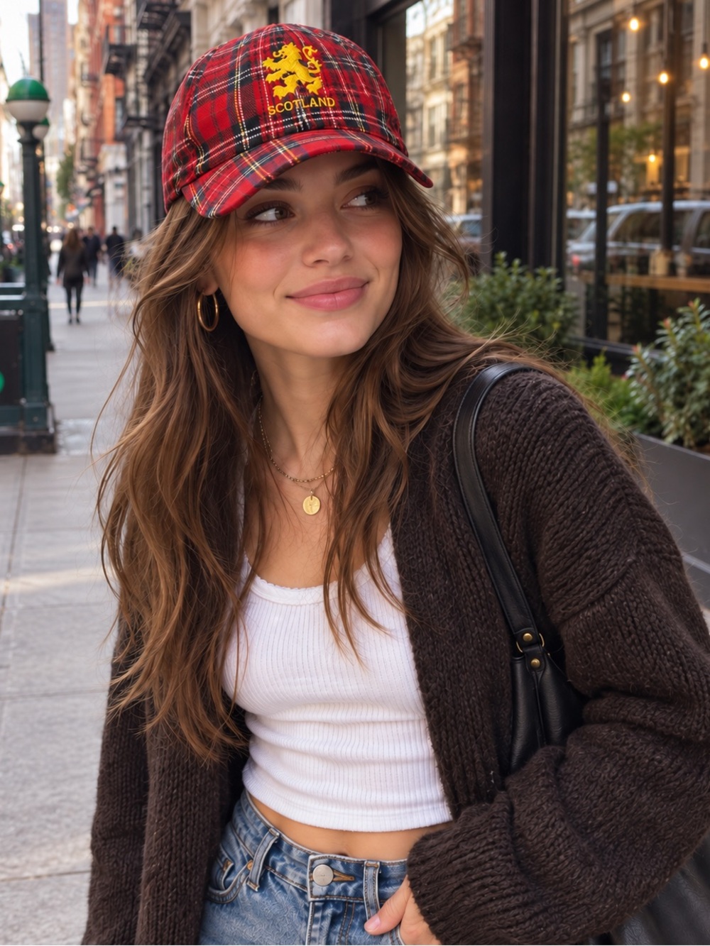 Insignia Vintage Unisex Tartan Plaid Scotland Lion Rampant Baseball Hat Cap